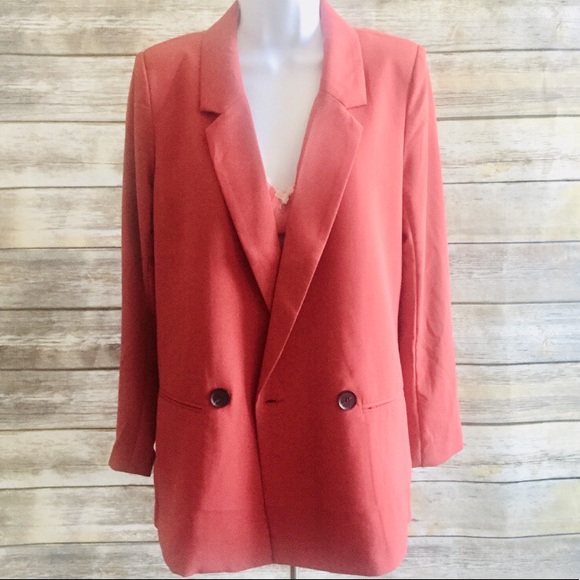 Elodie Orange Jacket/ Blazer - Picture 2 of 3